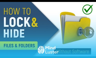 Back Lock Folder Learn How to Lock Folders in Windows 11 10 PC or Laptop - Mind Luster
