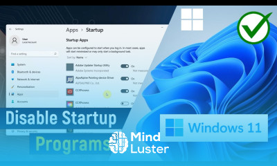  How to Disable Startup Programs in Windows 11