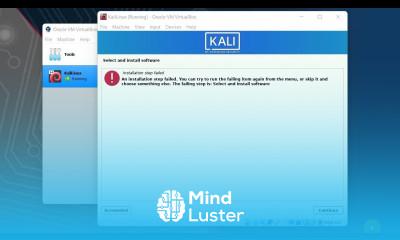  An installation step failed Kali Linux Installation Error FIX VirtualBox