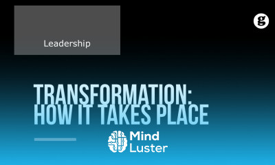 How Transformation Takes Place