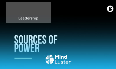 Learn Sources of Power - Mind Luster