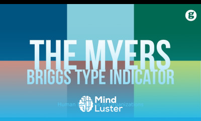 The Myers Briggs Type Indicator MBTI