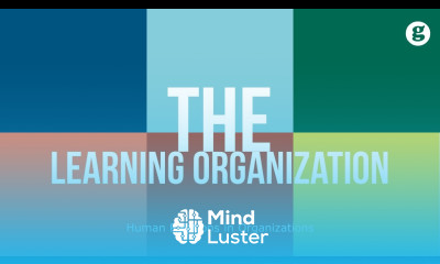 The Learning Organization