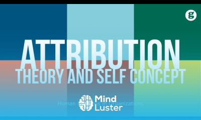 Attribution Theory and Self Concept