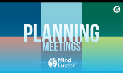 Learn Planning Meetings - Mind Luster