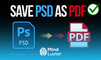 How To Save Photoshop PSD File as PDF 2021