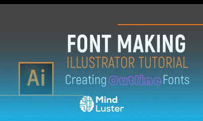 Font Making Illustrator Tutorial Creating an Outline Font