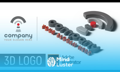 How to Make a 3D Logo Design in Illustrator Convert 2D Logo to 3D Easily