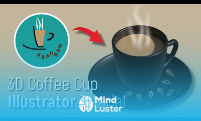 Create 3D Coffee Cup in Illustrator Beginners Tutorial