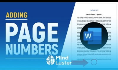 How to Add Page Numbers in Microsoft Word 2016 2019 2021