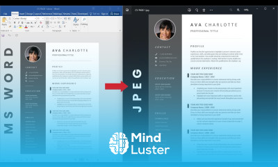 How to Save Word Document as JPEG on Windows 11 or 10 PC Laptop OFFLINE
