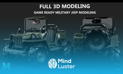 Military Jeep Modeling in Maya 2023