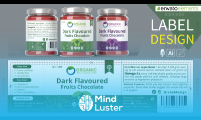 How to Label Design with Die Cut Line Bleeding Section in illustrator Print Ready