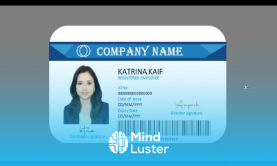 ID Card Design In MS Word Create Employees Identity Card in Microsoft Word