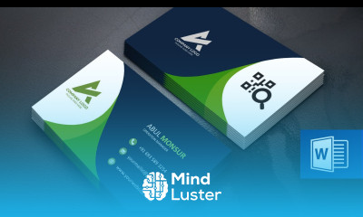 Visiting Card Design in MS Word How to make business card in Microsoft Office Word