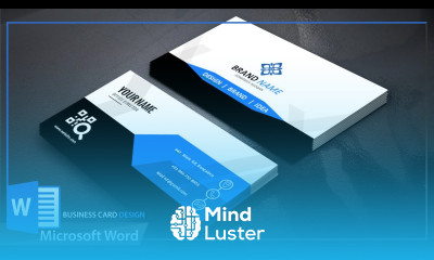 Microsoft Word Business Card Design How to make visiting card in ms Word