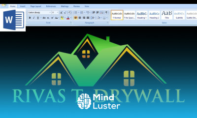 Logo design in MS Word How to Create a House or real estate logo in Microsoft Word 2007
