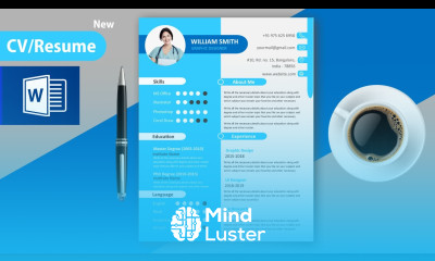 Interview CV Resume Design in Microsoft word MS Word