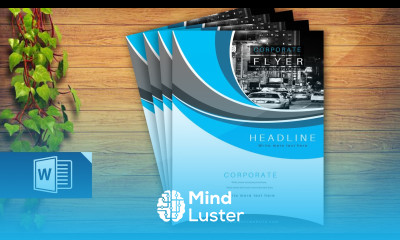 Flyer Design in Microsoft Word How to Make Corporate Flyer design in MS Word