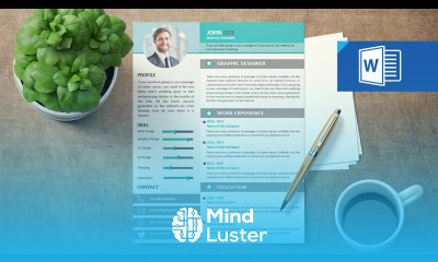 CV Resume design in ms word How to make resume in Microsoft Office Word 2021