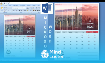 Calendar Design in MS Word How to make your own calendar design in Microsoft word