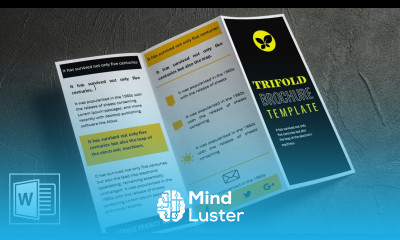 MS word trifold brochure design How to make brochure design in Microsoft Office word