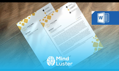 Letterhead design in Word How to make Letterhead in MS Word how to design letterhead in word