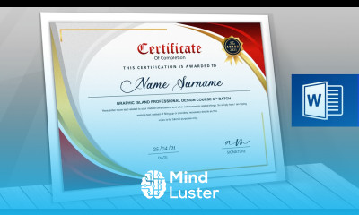 Microsoft Word Certificate Design How to create Certificates in MS Word