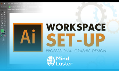 Which workspace should I use for logo design in Adobe Illustrator cc software