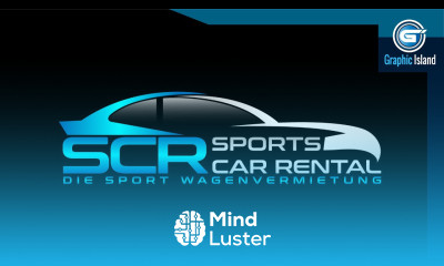 Illustrator Professional logo design tutorial Sports car rental and Combination mark logo