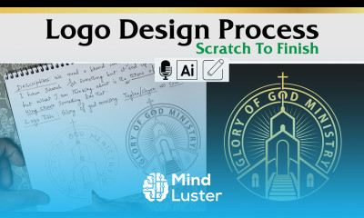 Logo Design Walk Through Process From Start To Finish  Adobe Illustrator Tutorial