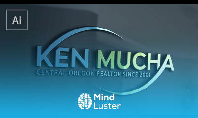 Typography Logo Design In Illustrator cc Create Text Logo and logo mockup in photoshop