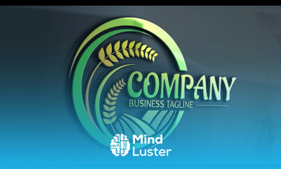 Logo Design In Illustrator Agriculture and Farm logo design mockup photoshop tutorial