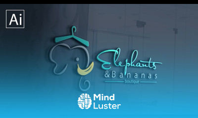 Illustrator logo design for beginners Boutique Cloth Company Logo and mockup Photoshop tutorial