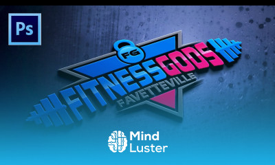 Logo Design In Photoshop How to make fitness logo in adobe photoshop cc and use logo mockup