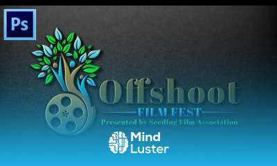 How to create vector logo design in photoshop and apply mockup tutorial