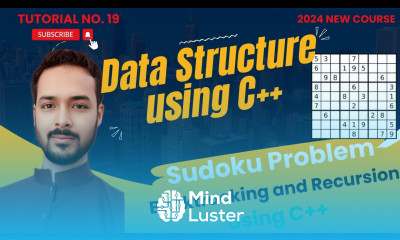 Tutorial 19 Sudoku problem using Backtracking and Recursion in Data Structure