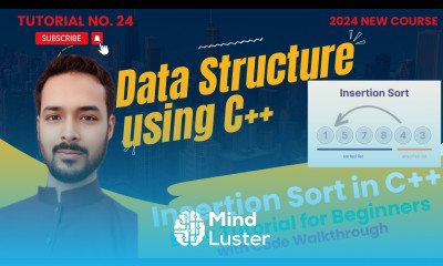Tutorial 24 Insertion Sort in C Easy Tutorial for Beginners with Code Walkthrough