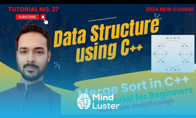Learn Tutorial 27 Merge Sort Explained in C Merge Sort Algorithm ...