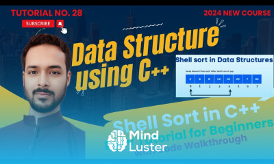 Tutorial 28 Shell Sort Implementation in C Shell Sort Algorithm Visualization Explanation