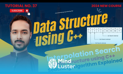 Tutorial 37 Interpolation Search using C Exploring Searching Data Structures