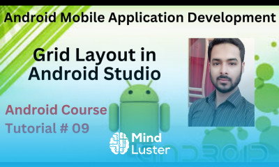 Tutorial 09 Grid layout in android studio in Urdu hindi Android gridlayout in Urdu Hindi