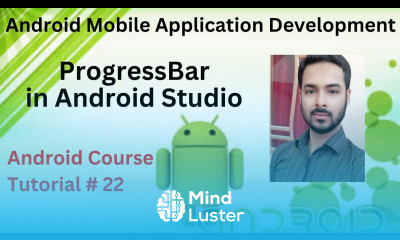 Tutorial 22 ProgressBar in Android Studio Hindi Urdu Horizontal Progress Bar Circular Progress Bar