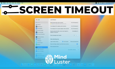 How to Adjust Screen Timeout on MacBook Change Screen Lock Time