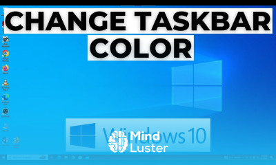 How to Change Taskbar Color in Windows 10