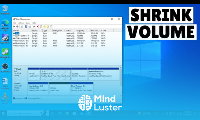 How to Shrink Volume in Laptop Windows 10