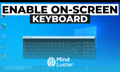 How to Enable On Screen Keyboard in Windows 10 2024