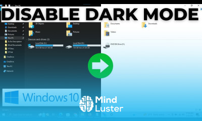 How to Disable Turn Off Dark Dark Mode in Windows 10
