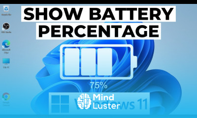 How to Show Battery Percentage on Windows 11