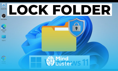 How to Password Protect a Folder in Windows 11 Lock Folder in Windows 11